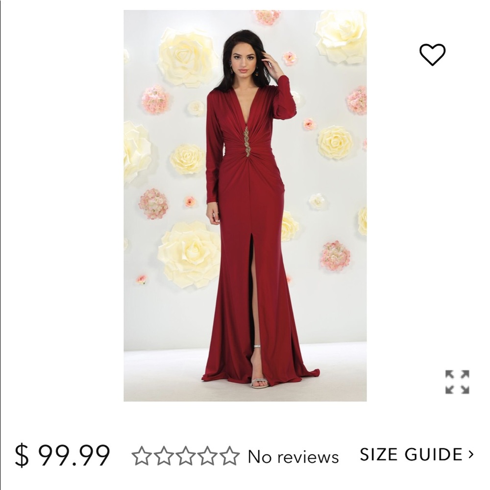 Long Sleeve Formal Evening Gown Prom Dress